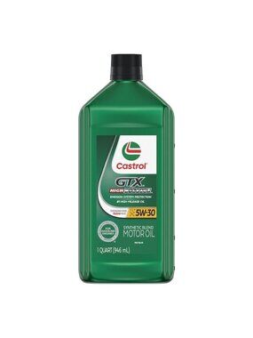 CASTROL GTX High Mileage 5W-30 Synthetic Blend Motor Oil, 1 Quart